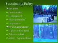 Sustainable safety