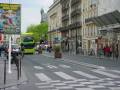 Wide separated bus/bike lane