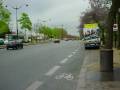 Bike lane near Eiffel Tower